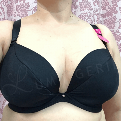 Curvy Kate SuperPlunge Padded Multiway Bra Black Underwired, padded, multiway plunge bra. 60-90, D-M CK-022107-BLK