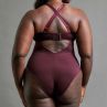 Scantilly by Curvy Kate Swerve NW Mesh Body - Mulberry Purple-thumb Nonwired mesh body with adjustable straps to fit EU E-L cups. S/36-38 - 2XL/52-54 ST040711-MLP