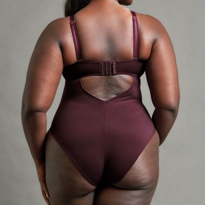 Scantilly by Curvy Kate Swerve NW Mesh Body - Mulberry Purple Nonwired mesh body with adjustable straps to fit EU E-L cups. S/36-38 - 2XL/52-54 ST040711-MLP