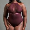 Scantilly by Curvy Kate Swerve NW Mesh Body - Mulberry Purple-thumb Nonwired mesh body with adjustable straps to fit EU E-L cups. S/36-38 - 2XL/52-54 ST040711-MLP