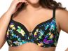 Ava Swimwear Blue Tropical UW Soft Bikini Bra-thumb  65-100, D-L SK-119
