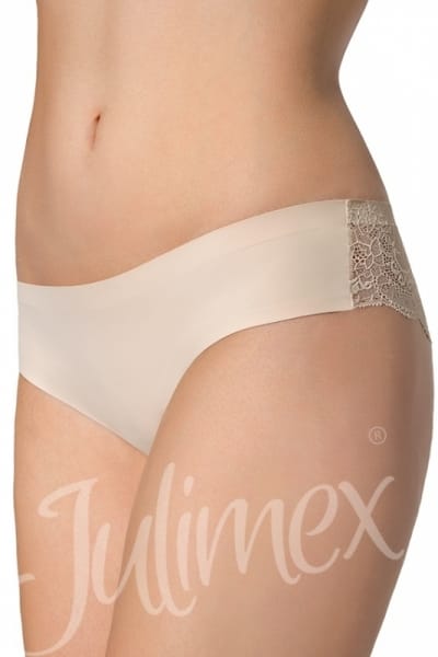 Julimex Tanga Panty Beige Lace back brazilian brief S-XL TNG-200/BEZ