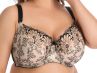 Nessa Tatuaz Soft UW Bra Beige & Black-thumb Underwired, unpadded soft cup lace balconnet 65-110, D-O N034-500