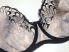 Nessa Tatuaz Soft UW Bra Beige & Black-thumb Underwired, unpadded soft cup lace balconnet 65-110, D-O TAT-N500-B&B