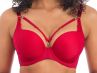 Freya Temptress UW Moulded Plunge Bra Cherry-thumb Underwired, moulded and seamless plunge bra with removable decorative straps 60-85, D-J AA400131-CHR