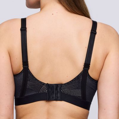 PrimaDonna The Game UW Sports Bra Black Underwired sports bra with racerback option 70-95, D-H 6000510-ZWA
