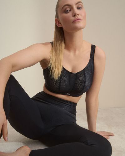 PrimaDonna The Game UW Sports Bra Black Underwired sports bra with racerback option 70-95, D-H 6000510-ZWA