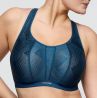 PrimaDonna The Game UW Sports Bra - Deep Blue Sea-thumb Underwired sports bra with racerback option. 70-95, D-H 6000510-DPS