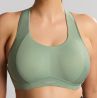 Panache Sport 9443 Thrive UW Non-Padded Sports Bra - Pale Green-thumb Underwired, non-padded sports bra with racerback option. 75-105, E-O SCU-9443-PAN