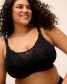 Elomi Tiernie Non-Wired Bralette - Black-thumb Non-wired, non-padded soft mesh and lace bralette. 70-100, E/F - M/N EL303317-BLK