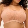 Elomi Tiernie Non-Wired Bralette - Sahara-thumb Non-wired, non-padded soft mesh and lace bralette. 70-100, E/F - M/N EL303317-SAH