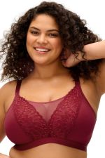 Tiernie Non-Wired Bralette - Tibetan Red