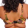 Elomi Tiger Valley UW Plunge Bikini Bra Black-thumb Underwired plunge bikini bra. 75-100, F-M ES802302-BLK