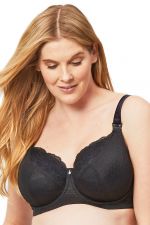 Elomi Molly UW Nursing Bra Black  Lumingerie bras and underwear for big  busts