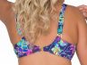 Akcent Tropical Vibes Soft Bikini Top Purple Leaves-thumb  65-95, D-L AN-239-BBM