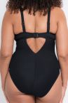 Curvy Kate Twist & Shout Non Wired Plunge Swimsuit Black-thumb Non-wired, dual sized swimsuit 65-90 E/F - M/N CS-024-606-BLK