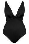 Curvy Kate Twist & Shout Non Wired Plunge Swimsuit Black-thumb Non-wired, dual sized swimsuit 65-90 E/F - M/N CS-024-606-BLK