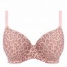Freya Undetected UW Moulded Demi T-shirt Bra Iced Mocha Animal-thumb Underwired, padded t-shirt bra with smooth, moulded cups and convertible straps. 60-85, D-L AA401747-IMH