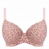 Freya Undetected UW Moulded Demi T-shirt Bra Iced Mocha Animal-thumb Underwired, padded t-shirt bra with smooth, moulded cups and convertible straps. 60-85, D-L AA401747-IMH