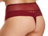 Nessa Valentina High Waist Brazilian Claret-thumb  S-5XL VAL-NO1-CLT-N400