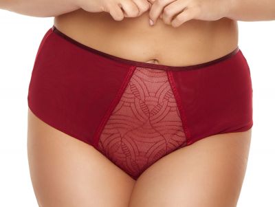 Nessa Valentina High Waist Brazilian Claret  S-5XL VAL-NO1-CLT-N400