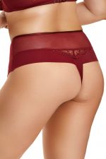 Valentina High Waist Brazilian Claret