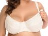 Nessa Vanilla Lace Soft UW Nursing Bra Ecru-thumb Underwired soft cup drop cup nursing bra 65-95, E-R N-504