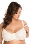 Nessa Vanilla Lace Soft UW Nursing Bra Ecru-thumb Underwired soft cup drop cup nursing bra 65-95, E-R N-504