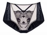 Venetia High Waist Brief Black Beige