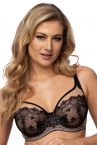 Subtille Venetia Soft Full Cup Bra Black Beige-thumb Underwired non-padded mesh bra 65-105, D-O VEN-SOFT-BEZ-CZE