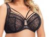 Gorsenia Venezia Soft Side Support Bra Black-thumb Underwired, non-padded bra 65-110, D-M K638-CZA