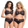 Gorsenia Venezia Soft Side Support Bra Black-thumb Underwired, non-padded bra 65-110, D-M K638-CZA