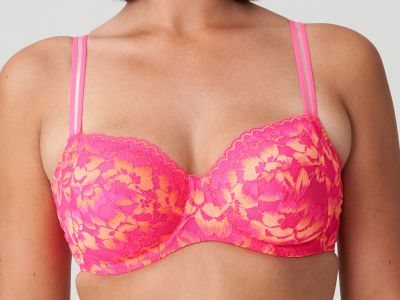 PrimaDonna Verao UW Full Cup Bra L.A. Pink Underwired, non-padded full cup bra. 70-100, D-H 0142370-LSP