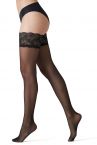 Cette Versailles Hold-Up Stocking Black 20 den-thumb  S-4XL 347-12-902