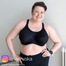 Elomi Energise UW NP Sports Bra Black-thumb Underwired non-padded sports bra 70-100, D-O EL8041-BLK