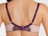 Gorsenia Violet Soft Bra Purple & Pale Pink-thumb Underwired, non-padded bra with removable decorative straps. 65-100, D-M K801