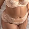 Nessa Vittoria Brazilian Briefs - Beige & Ecru-thumb  L/40-42 - 5XL/50-52 VIT-N01-B&E