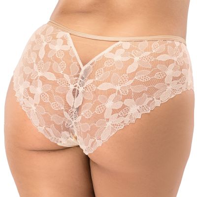 Nessa Vittoria Midi Briefs - Beige & Ecru  L/40-42 - 5XL/50-52 VIT-N02-B&E