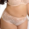 Nessa Vittoria Midi Briefs - Beige & Ecru-thumb  L/40-42 - 5XL/50-52 VIT-N02-B&E