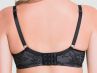 Cake Maternity  Waffles UW 3D Spacer Nursing Bra Black-thumb Underwired, seamfree t-shirt drop cup nursing bra 65-85, E-K 24-1031-06