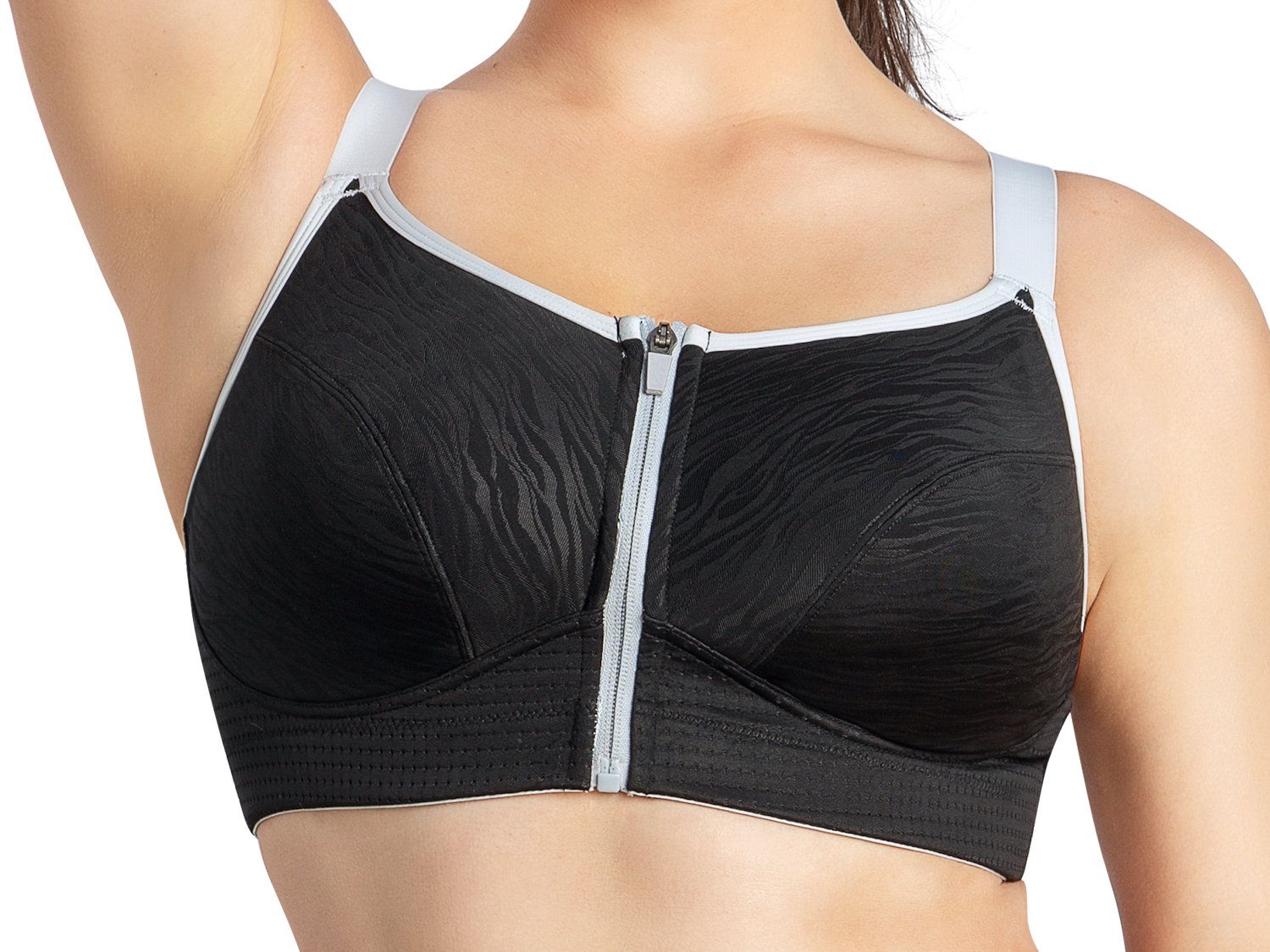 Allegro Zip Front Bra – Luxe Society Active