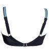 Plaisir Wave UW Full Cup Bikini Bra Sparkly Blue-thumb Underwired, non-padded bikini bra. 85-105 D-H T0025-24/SPB