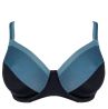 Plaisir Wave UW Full Cup Bikini Bra Sparkly Blue-thumb Underwired, non-padded bikini bra. 85-105 D-H T0025-24/SPB