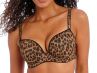 Freya Wild Side UW Moulded Plunge Bra Leopard-thumb Underwired, moulded and seamless plunge 60-85, D-J AA401231-LED