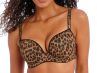 Freya Wild Side UW Moulded Plunge Bra Leopard-thumb Underwired, moulded and seamless plunge 60-85, D-J AA401231-LED