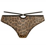 Wild Side Thong Leopard