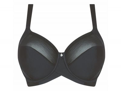 Curvy Kate Wonderfull Full Cup Bra Black Underwired, non-padded full cup bra with Cushion Comfort pads 70-105, E-O CK-018-102-BLK