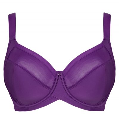 Curvy Kate Wonderfully Full Cup Bra Purple Underwired, non-padded full cup bra. 70-105, E-O CK-061-102-PUR