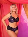 Curvy Kate Wonderfully Full Cup Bra Black Floral-thumb Underwired, non-padded full cup bra. 70-105, E-O CK-061-102-BFL