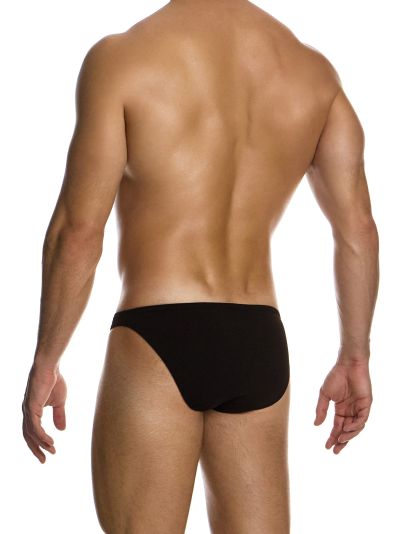 Modus Vivendi Silk low cut brief black Low Cut Brief 47% Silk, 47% Viscose, 6% Elastan S-XL 08511